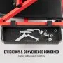 VEVOR Taburete Plegable para Mecánico Garaje Carga 136,1 kg 910 x 425 x 140 mm