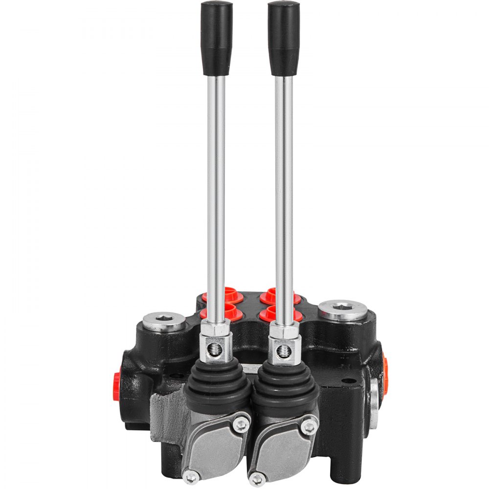 Válvula Control Hidráulico 2 Carretes Doble Acción 21 Gpm 3600 Psi Puertos Sae