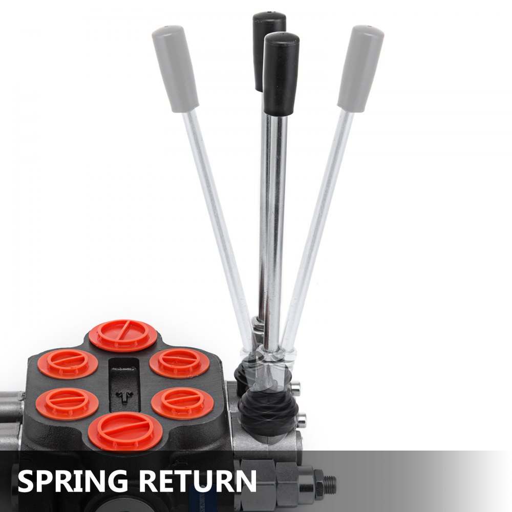 2 Spool Hidráulico Válvula De Control Nuevo Bomba 3000psi 25gpm Doble Acción