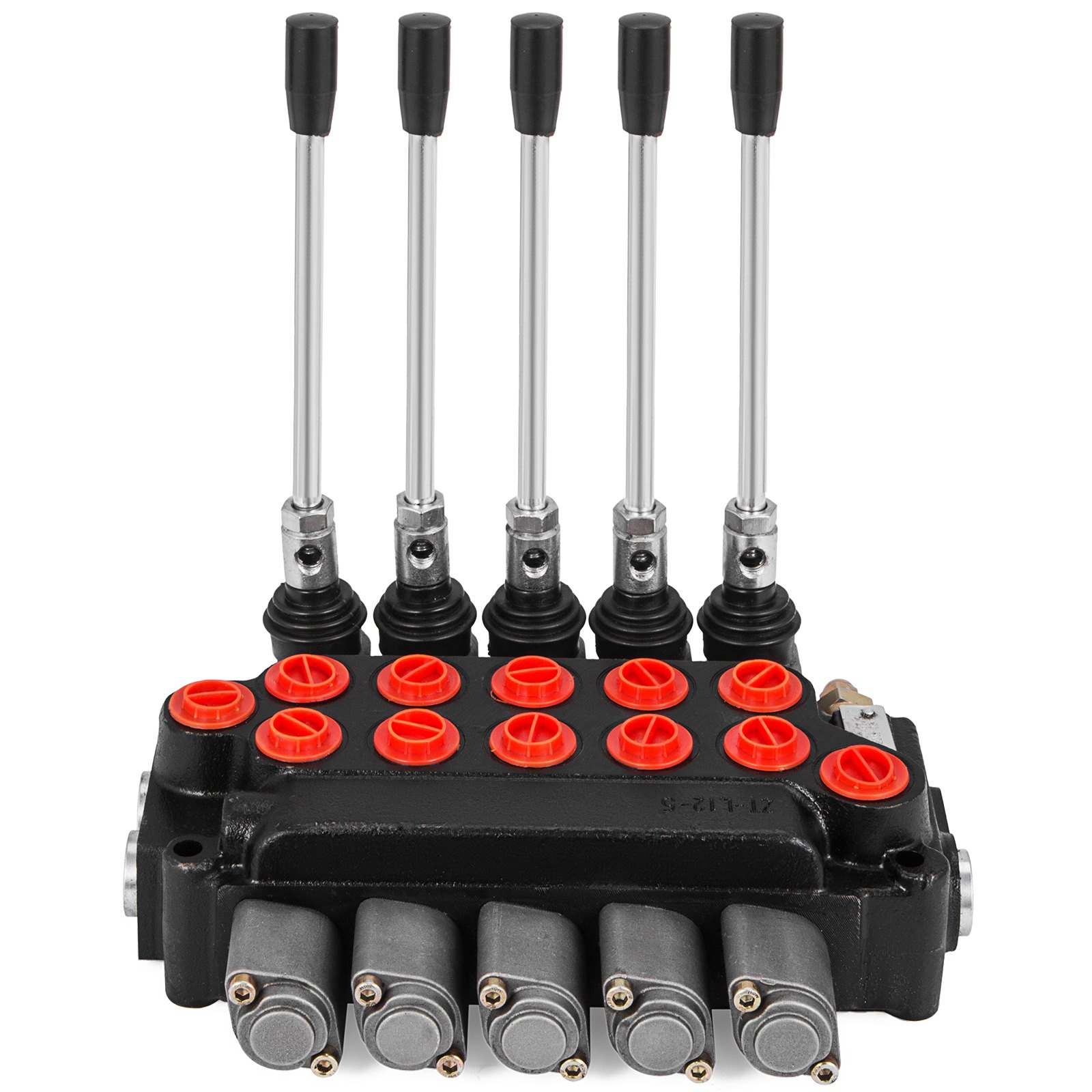 Válvula De Control Hidráulico 5 Carrete 11gpm 40l/ Min Manual Doble Efecto