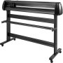 VEVOR 1350MM Plotter de Découpe Vinyle Traceur de Découpe avec Logiciel SIGNMASTER Plotter Découpe avec Support au Sol Force et Vitesse Ajustables
