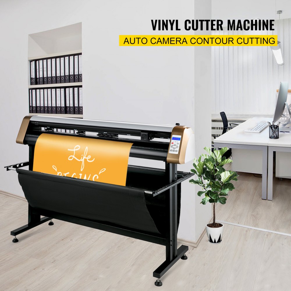 Vevor 1350 Mm Plóter De Corte Vinilo Máquina De Plotter Corte De Contorno 128 Mb