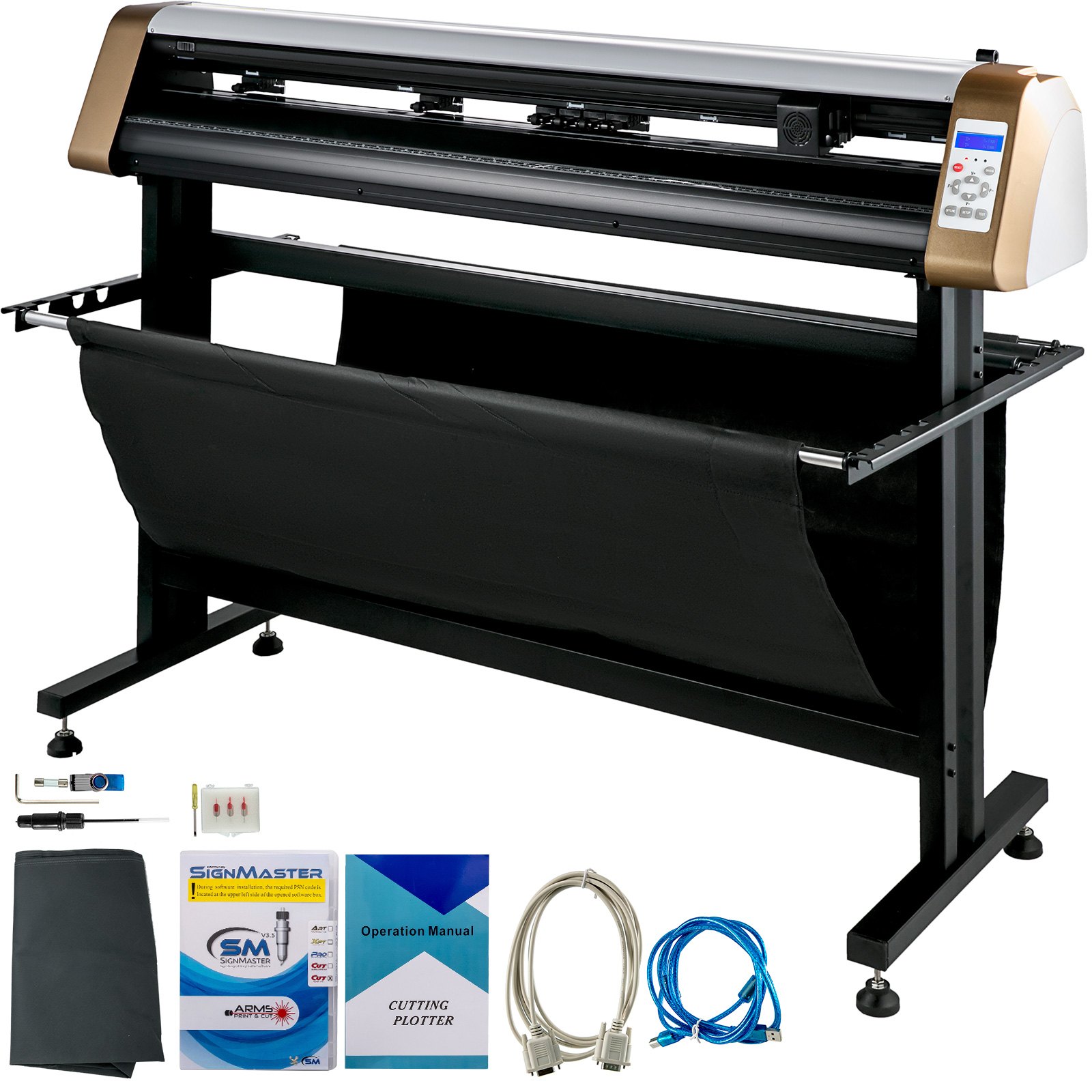 Vevor 1350 Mm Plóter De Corte Vinilo Máquina De Plotter Corte De Contorno 128 Mb