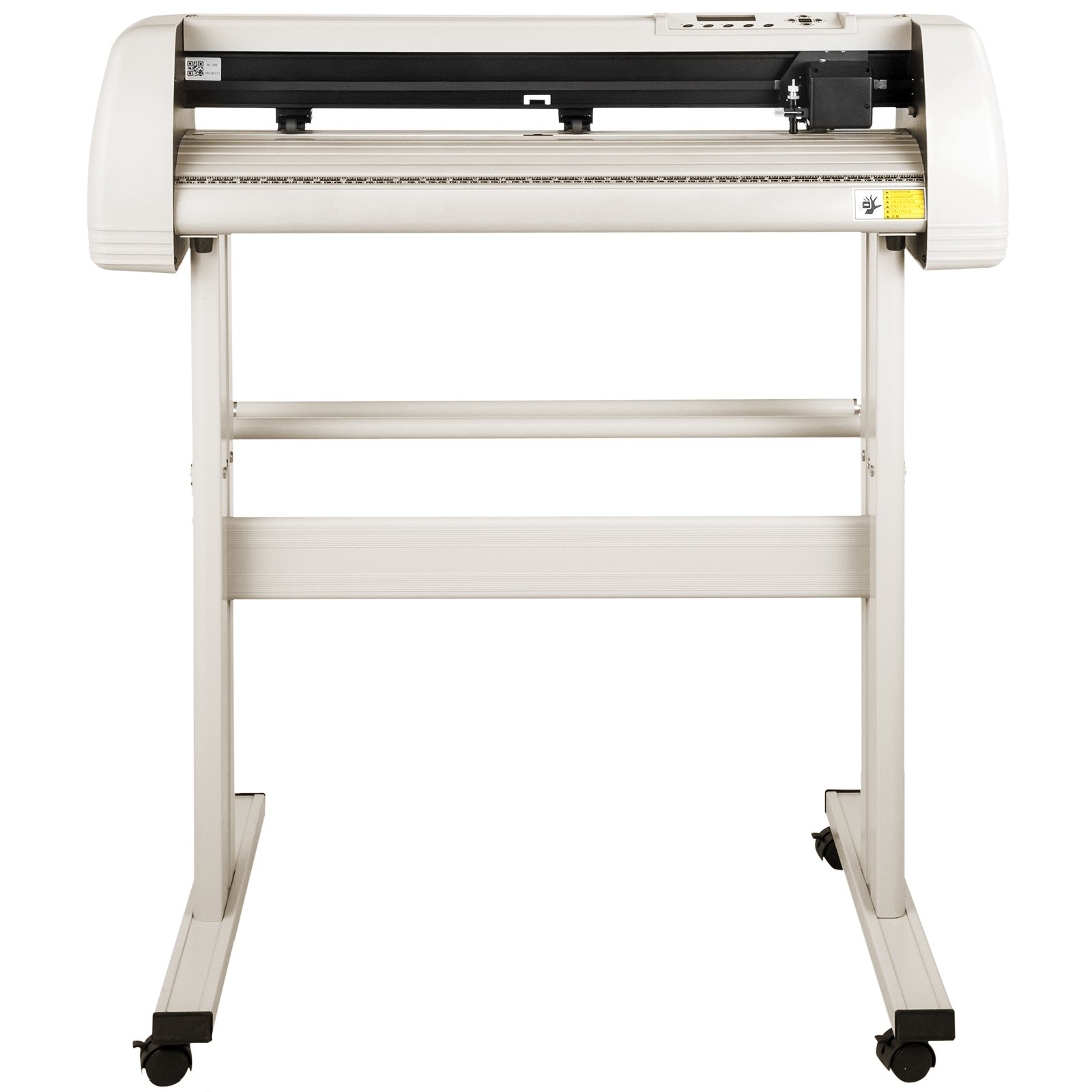 VEVOR Plotter de Corte Cortador de Vinilo Máquina de Cortador de Plotter de Vinilo de 720mm Letrero para Fabricación de Letreros Blanco