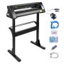 VEVOR Cortador de Vinilo, Máquina de Cortador de Plotter de Vinilo, Vinilo Cortador Letrero, de 720mm, para Cortar, Negro