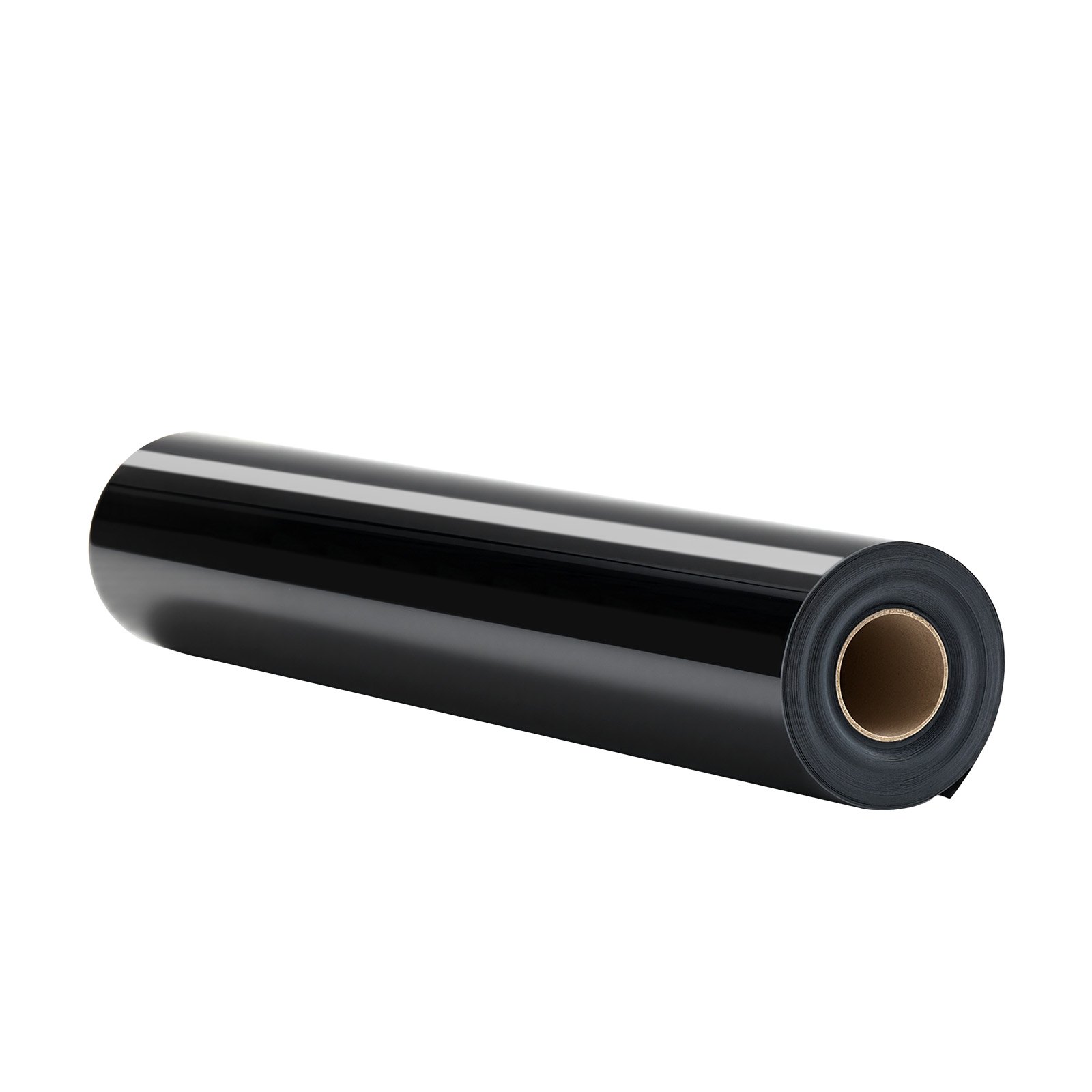 VEVOR Rollo de Vinilo Termoadhesivo HTV 30,48x726 cm Vinilo de Transferencia Térmica Fácil Cortar/Despegar Fuerte Adhesión Compatible con Máquina de Corte  para Varios Materiales, Negro Brillante