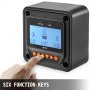 VEVOR Medidor Remoto MT50 de Pantalla LCD, Medidor de Distancia para Regulador de Carga Solar MPPT Regulador Solar, con Tipo de Conector RJ45, con Pantalla LCD, <65 mA, Controlador Panel Solar