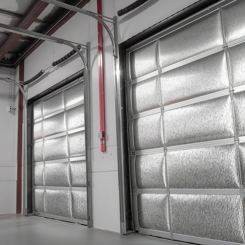 VEVOR Rollo de Aislamiento Reflectante, Barrera Radiante con Núcleo de Espuma EPE, 76,2 m x 1,22 m x 3 mm, Película de PE Blanca Aluminio, a Puertas de Garaje, Ventanas y Techos de Autocaravanas