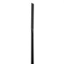 VEVOR Poste de Señal de Hierro Fundido, Soporte de Señal de Poste de Acero Resistente Portátil de 4 Pies con Base y Ruedas de Plástico Duro, Soporte de Señal de Canal en U para Jardín, Patio, Granja o Intersección de Tráfico, Negro