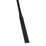 VEVOR Poste de Señal de Hierro Fundido, Soporte de Señal de Poste de Acero Resistente Portátil de 4 Pies con Base y Ruedas de Plástico Duro, Soporte de Señal de Canal en U para Jardín, Patio, Granja o Intersección de Tráfico, Negro