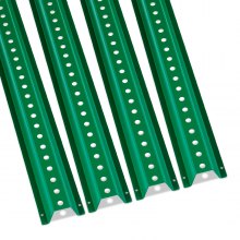 VEVOR 4 PCS Poste de Señal de Hierro Fundido de Alta Resistencia 1,83 m, Verde