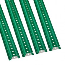 VEVOR 4 PCS Poste de Señal de Hierro Fundido de Alta Resistencia 2,44 m, Verde