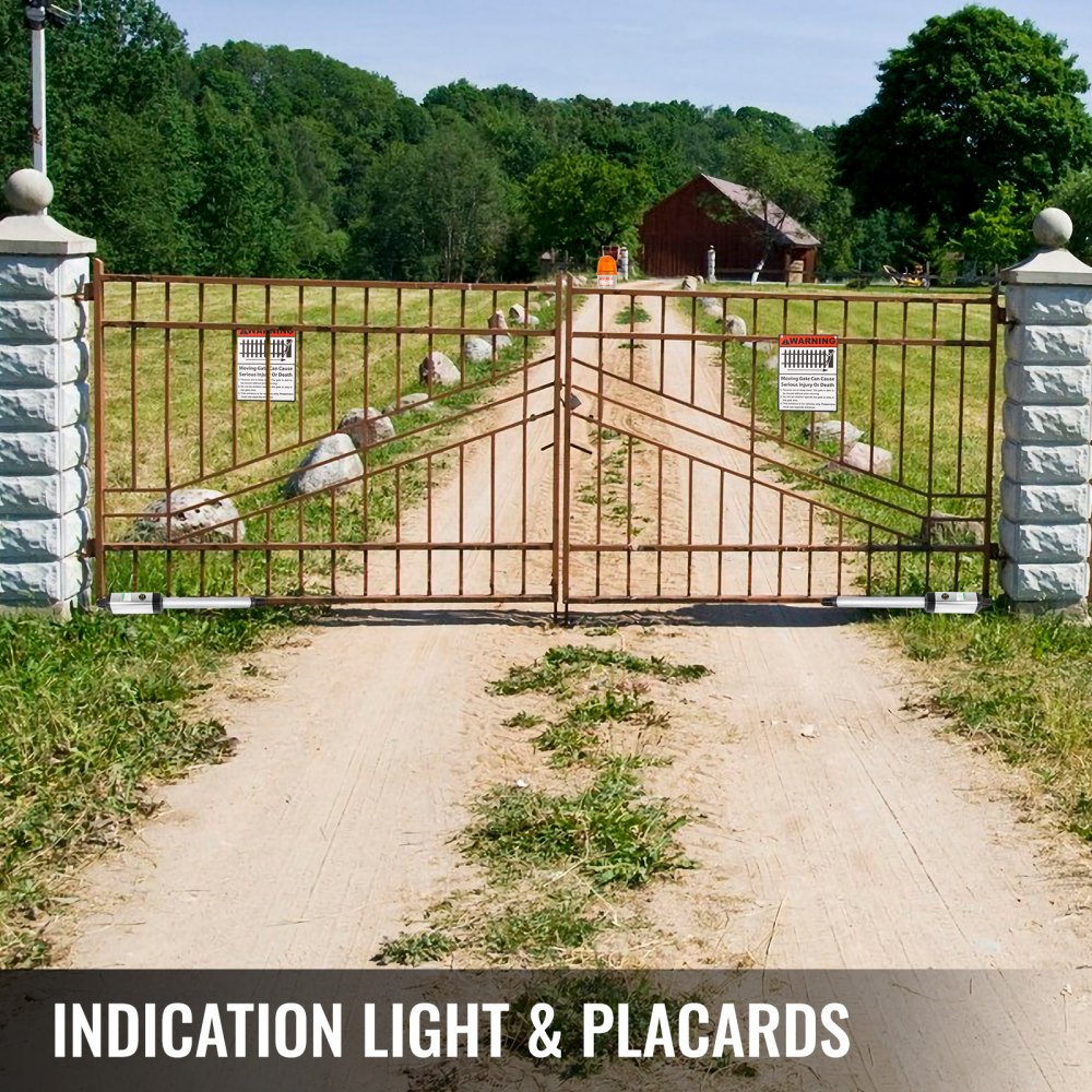 VEVOR Abridor Automático de Puerta, Abridor Puerta Corredera, 140 kg, con Mando