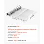 VEVOR Double Reflective Insulation Sheet, 16PCS Double-Sided Aluminum Foil Radiant Barrier, 6mm 1.22 m x 0.61 m, Dual-Layer Air Bubble Heat Reflective Shield, Thermal Insulation Rolls