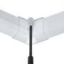 VEVOR Lámpara de Techo LED Hexagonal 456 W 54.720 lm 6500 K 14 Rejillas, Material de PC, Iluminación Brillante y Uniforme, 2 Opciones de Instalación, para Garaje, Almacén, Taller, Tienda, Gimnasio