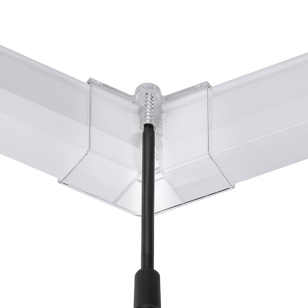 VEVOR Lámpara de Techo LED Hexagonal 672 W 80.640 lm 6500 K 14 Rejillas con Marco Rectangular, de Policarbonato, Iluminación Brillante y Uniforme, para Garaje, Almacén, Taller, Tienda, Gimnasio