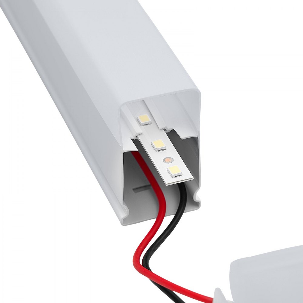 VEVOR Lámpara de Techo LED Hexagonal 248 W 29.760 lm 6500 K 8 Rejillas, Material de PC, Iluminación Brillante y Uniforme, 2 Opciones de Instalación, para Garaje, Almacén, Taller, Tienda, Gimnasio