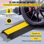 VEVOR Rampa de Cable Protector de Cables Canaleta Para Cable 2 Canales Pasacables Suelo 36,5x22,5x3,54 Cables Canaleta 22000 Libra de Capacidad Suelo
