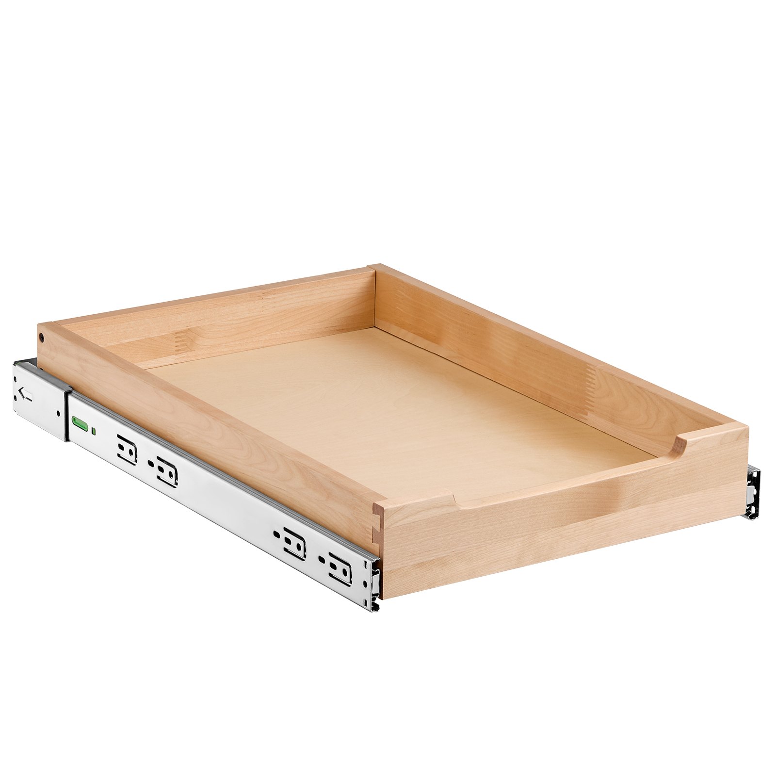 VEVOR Organizador de Gabinete Extraíble, Estante Deslizable de Cierre Suave, Alta Resistencia, Organización de Gabinete Base Ensamblaje Inferior y Lateral a Despensa de Cocina Baño, 356 x 533 x 76 mm