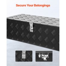 VEVOR Caja de Herramientas Aluminio para Camioneta 76,2 x 33 x 24,4 cm Negro