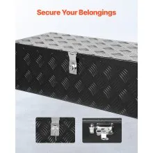 VEVOR Caja de Herramientas Aluminio para Camioneta 76,2 x 33 x 24,4 cm Negro