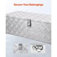 VEVOR Caja de Herramientas Aluminio a Camioneta 762 x 330,2 x 243,84 mm Plata