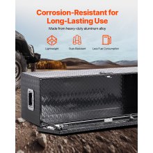 VEVOR Caja de Herramientas de Aluminio Resistente a Camioneta 124 x 38 x 38 cm