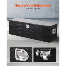 VEVOR Caja de Herramientas de Aluminio Resistente a Camioneta 124 x 38 x 38 cm