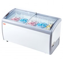 VEVOR Gabinete Congelador para Helados Comercial de 460 L 1530 x 705 x 875 mm