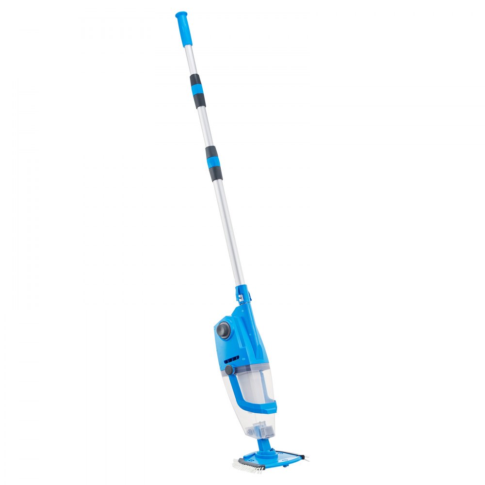 VEVOR Aspiradora de Piscina Recargable, Aspiradora de Mano Inalámbrica de 26 GPM para Jacuzzi con Poste de Extensión, para Limpieza Profunda y Succión Potente, para Piscinas Elevadas o Enterradas