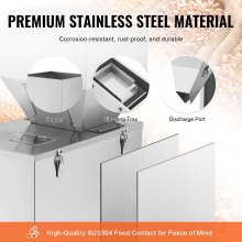 Máquina llenadora y báscula automática de envasado de partículas VEVOR para granos de té de 10-1000 g