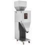 VEVOR Máquina llenadora de partículas, 20-5000 g, Máquina llenadora automática con pedal, Acero inoxidable, Llenadora con pesaje para frijoles, semillas, granos, té, embalaje granular