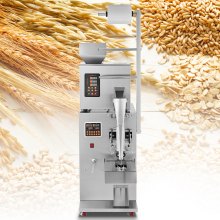 VEVOR Máquina automática de envasado de partículas, 1-100 g, Máquina envasadora de llenado de bolsitas de polvo multifunción, Llenado para semillas de té, granos, harina, frijoles, purpurina