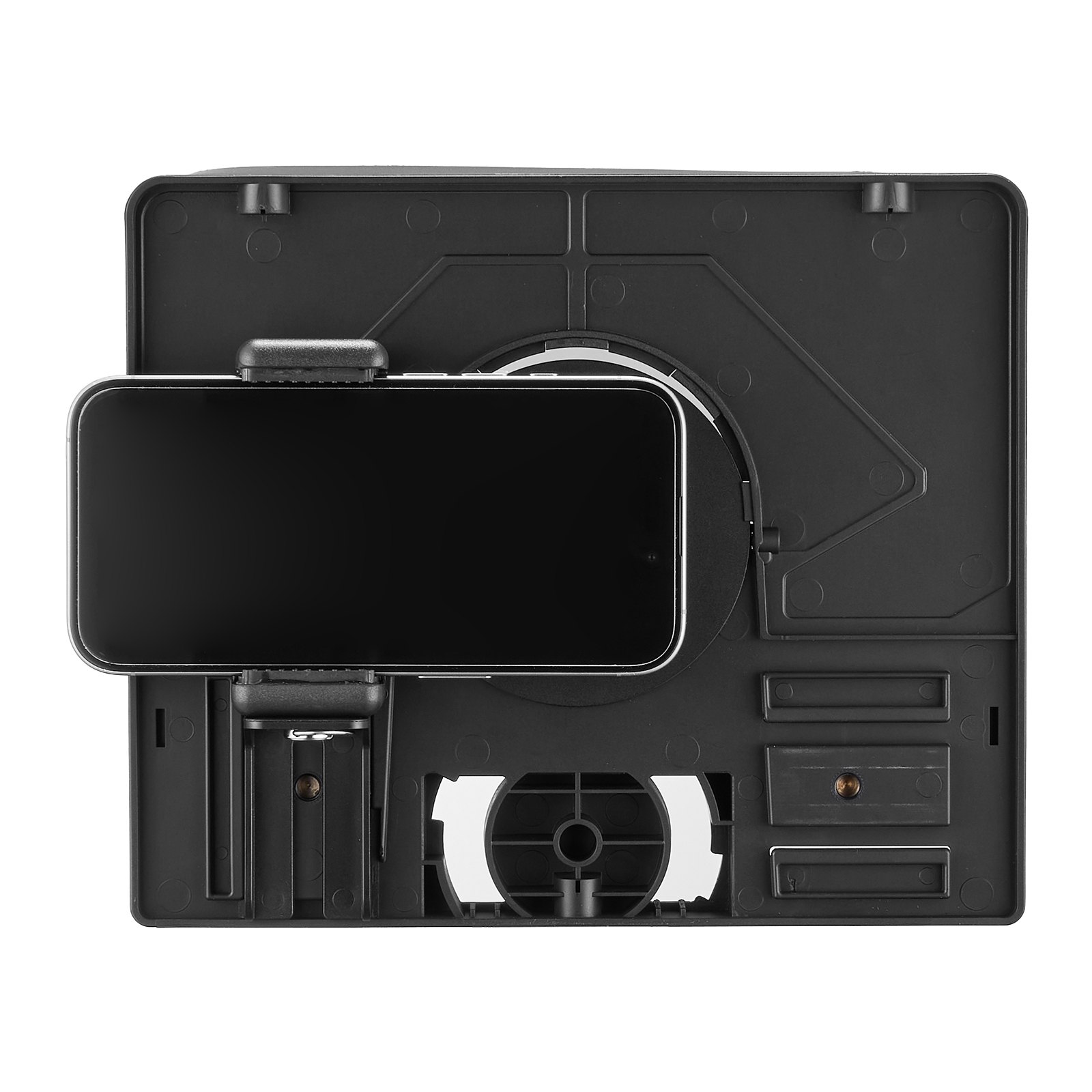 VEVOR Teleprompter de Aleación de Aluminio de 25,4cm Apuntador con Espectroscopio Ajustable, Control Remoto, Compatible con DSLR/Webcam/Teléfono Inteligente para Grabación de Video/Transmisión en Vivo