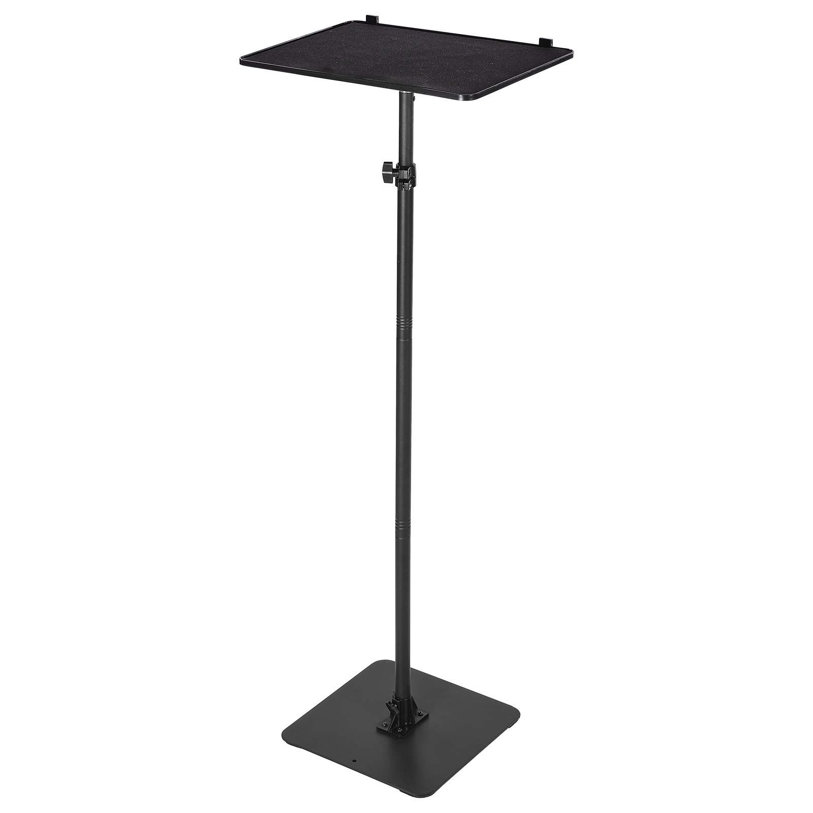VEVOR Soporte Proyector Suelo Portátil, Altura Ajustable desde 720 a 1570 mm, 360° Rotación, Carga 5 kg, Compatible con Portátiles y Micrófonos para Reuniones Casa Oficina Cine al Aire Libre Escenario