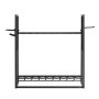 VEVOR Gun Rack, Floor Standing, Indoor Heavy Duty Steel Rifle Shotgun Rack Stand, Freestanding Gun Display Storage with Magazine Holder, Holds up to 9 Rifles and 4 Pistols, for Home Garage Storage
