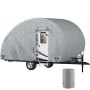 VEVOR Cubierta para Remolque de Caravana 458 x 214 x 229 cm Cubierta Impermeable Cubierta de Remolque 12-15 pies Cubierta Funda Protectora Universal para Caravanas Remolque de Cabezal de Caravana