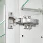 VEVOR Armario de Baño con Espejo y Luz 65 x 65 cm para Empotrar o Montar en Pared Gabinete de Espejo de Iluminación LED Regulable en 3 Colores Función Antivaho Estantes Ajustables Cierre Silencioso
