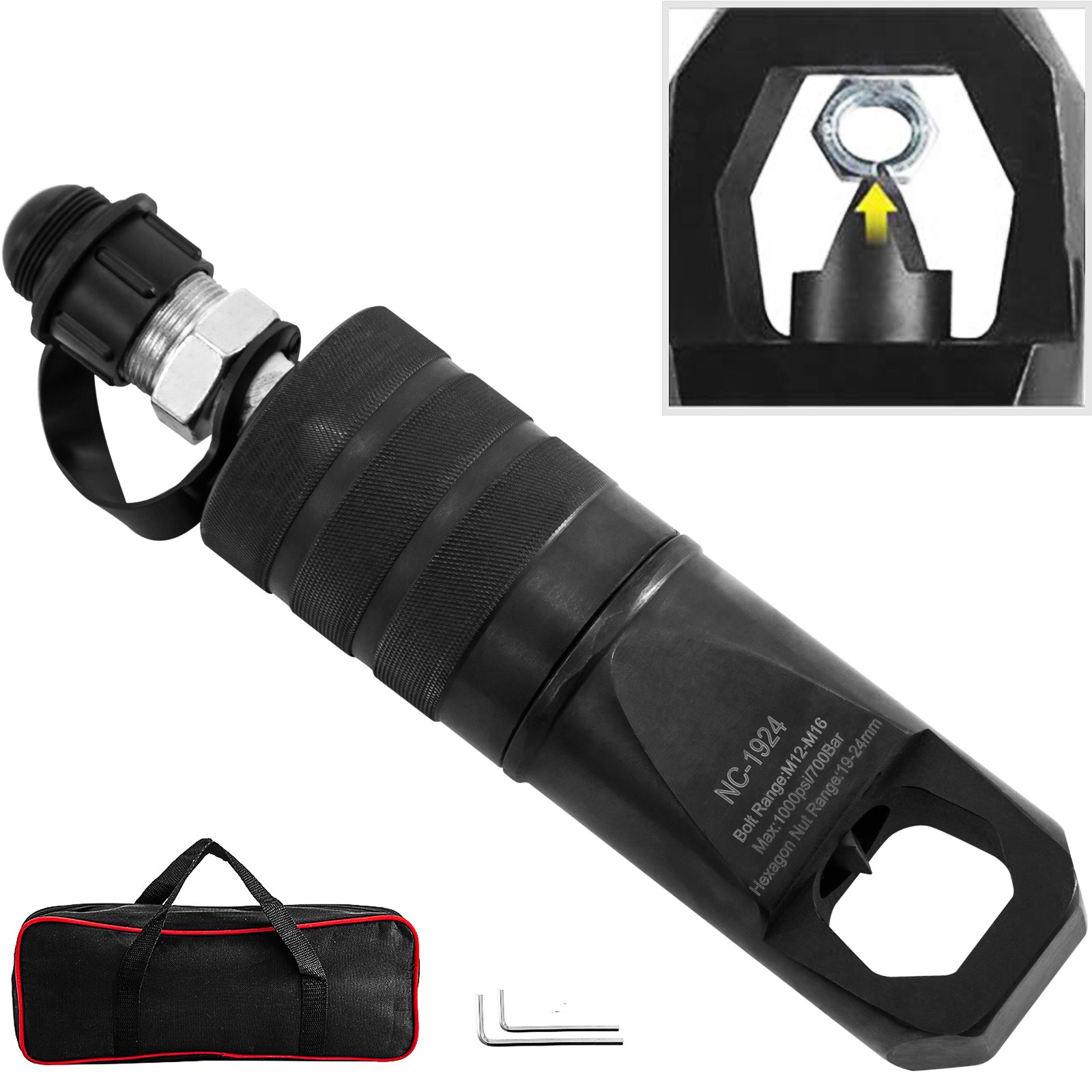 Cortador De Tuercas Hidráulico 12-24 Mm 10t Cabezal Separador De Tuerca Nc-24