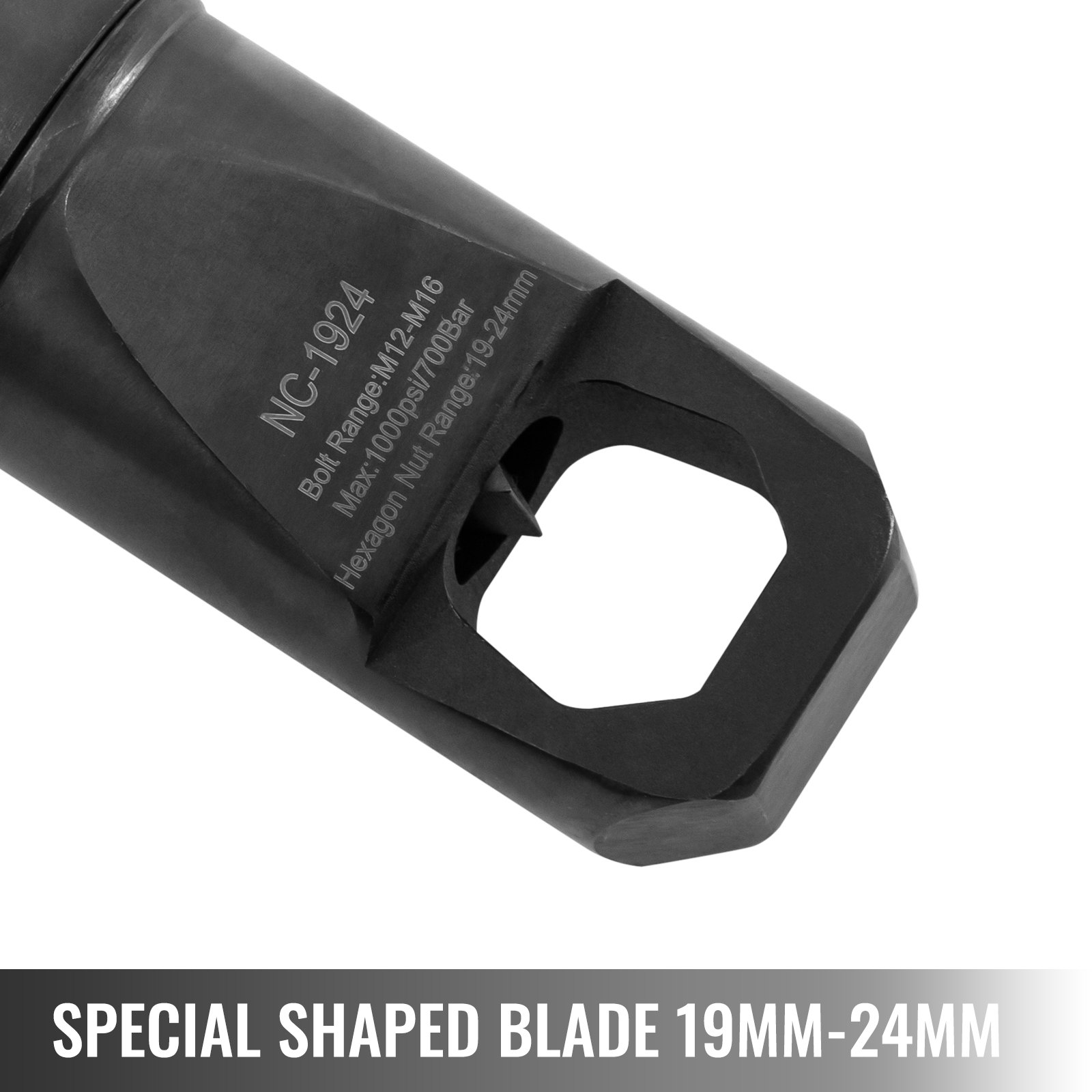 Cortador De Tuercas Hidráulico 12-24 Mm 10t Cabezal Separador De Tuerca Nc-24