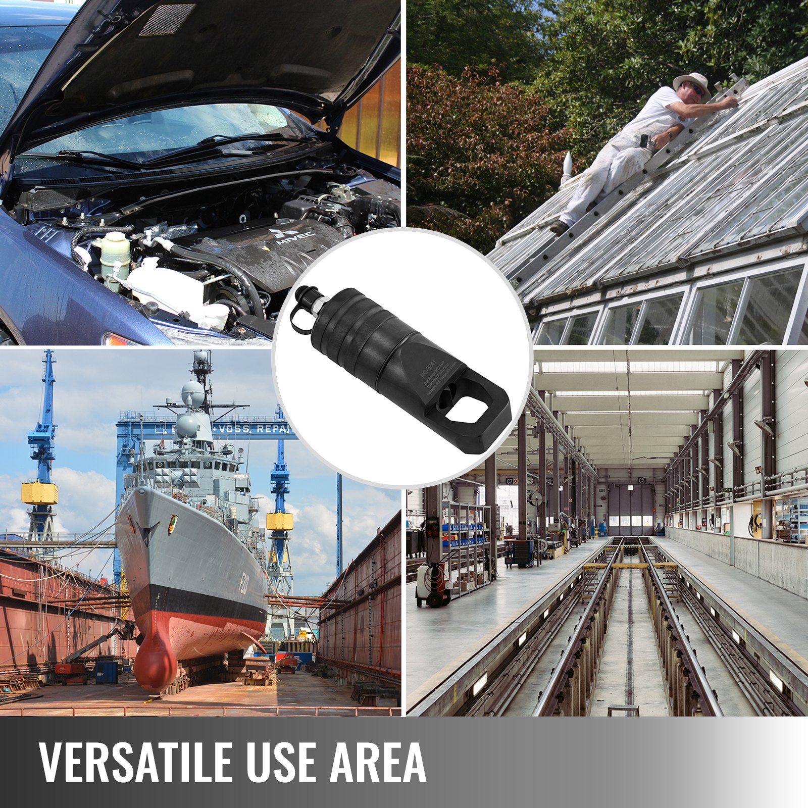 Cortador De Tuercas Hidráulico 32-41 Cm Cabezal Separador De Tuerca Nc-41 20t