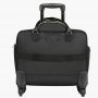VEVOR Bolso con Ruedas para Ordenador Portátil de 17,3 Pulgadas / 43,9 cm, Negro y Dorado