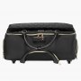 VEVOR Bolso con Ruedas para Ordenador Portátil de 17,3 Pulgadas / 43,9 cm, Negro y Dorado
