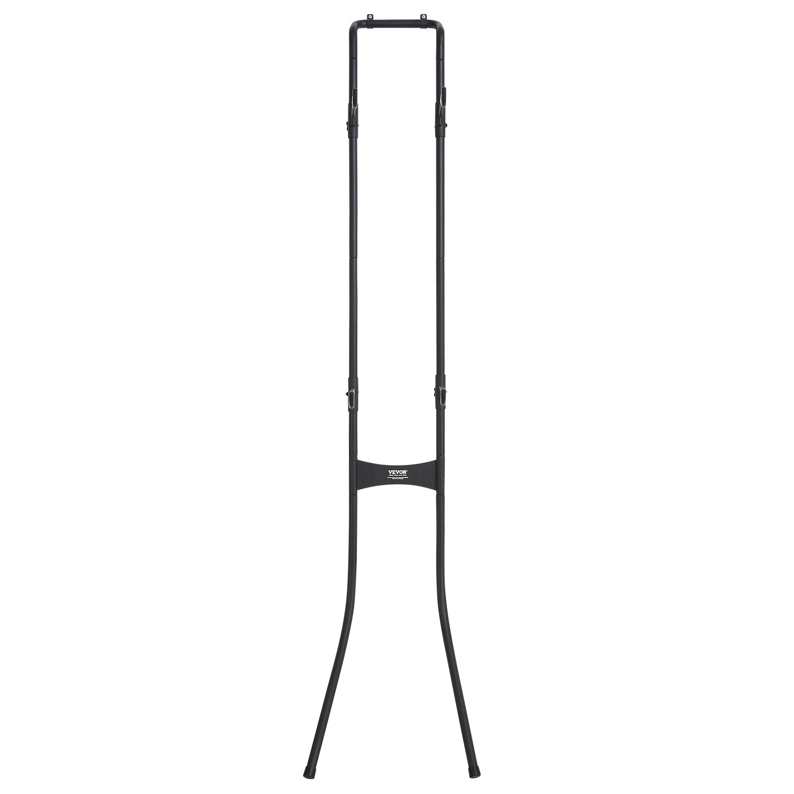 VEVOR Portabicicletas Vertical Independiente, Ajustable, Montado en la Pared, Capacidad de Carga 40,82 kg, Acero Resistente y Fácil de Montar, para Garaje, Sala de Estar, Cobertizo, Negro