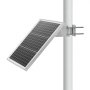 VEVOR Cargador Solar de Batería con Panel Solar 20 W 12 V con Controlador Integrado, Clasificación IP67, Soporte de Montaje Ajustable 0-60°, Compatible con Postes 40-80 mm para Vallas Jardines Granjas