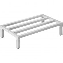 VEVOR Estante de Estiba de Aluminio Soporte de Metal Soldado 91,4x50,8x20,3 cm