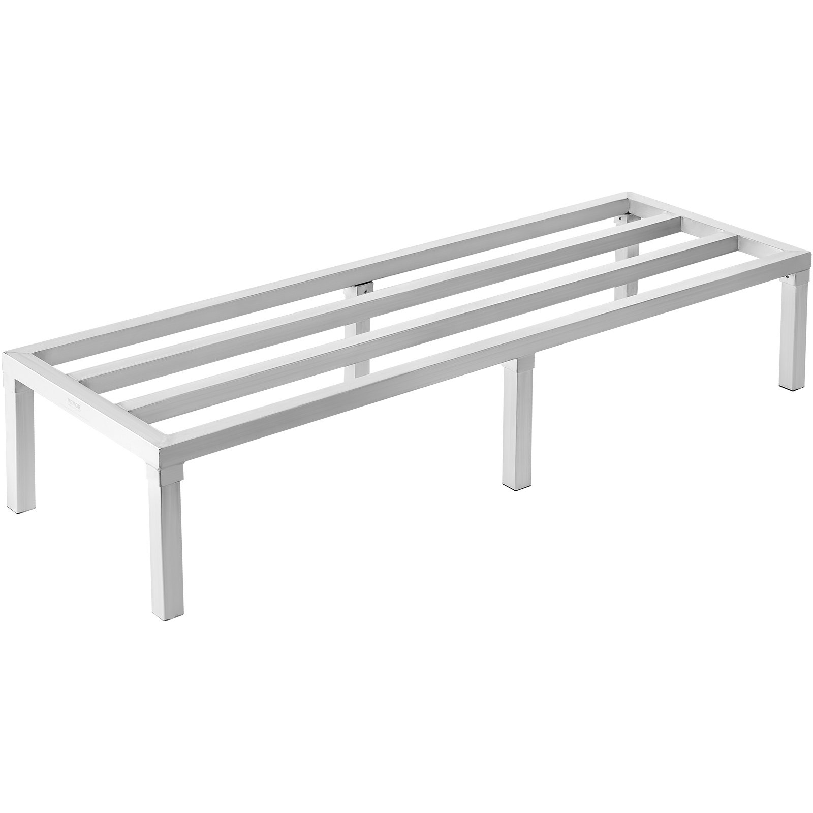 VEVOR Estante de Estiba de Aluminio 152,4x50,8x30,5 cm Estante de Almacenamiento Comercial Carga de 817,2 kg Totalmente Soldada para Almacenamiento de Alimentos en Suelo, en Restaurantes, Garajes