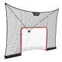 VEVOR Juego de Portería de Hockey con Red de Protección y Cobertura Extendida, 366 x 213,4 x 67 cm, Ligero y Portátil, Juego Completo de Accesorios de Entrenamiento, Para Jóvenes, Adultos, Jardín