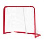 VEVOR Portería de Hockey Callejero con Red de Hockey 142 x 113 x 60 cm, Portátil y Ligera, Marco Reforzado con Tubo 1,1 mm, Para Entrenamiento y Partidos Diarios, Duradera para Interior y Exterior