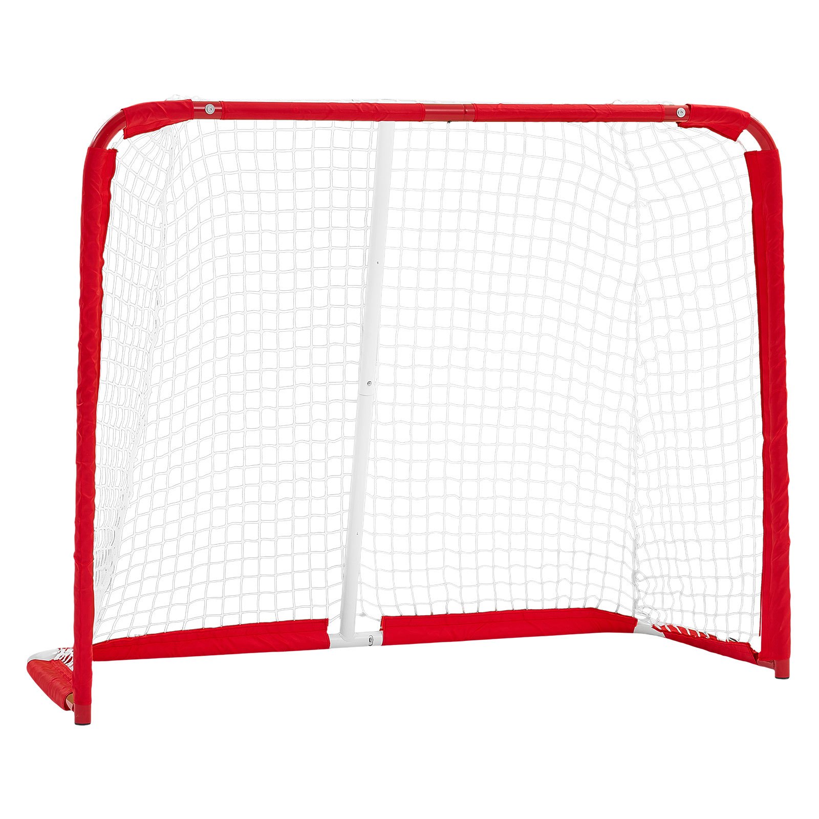 VEVOR Portería de Hockey Callejero con Red de Hockey 142 x 113 x 60 cm, Portátil y Ligera, Marco Reforzado con Tubo 1,1 mm, Para Entrenamiento y Partidos Diarios, Duradera para Interior y Exterior